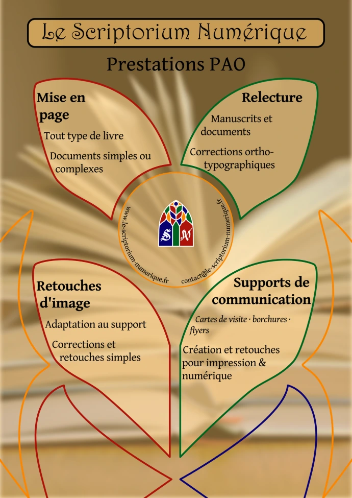 Affiche pour le Scriptorium Numérique